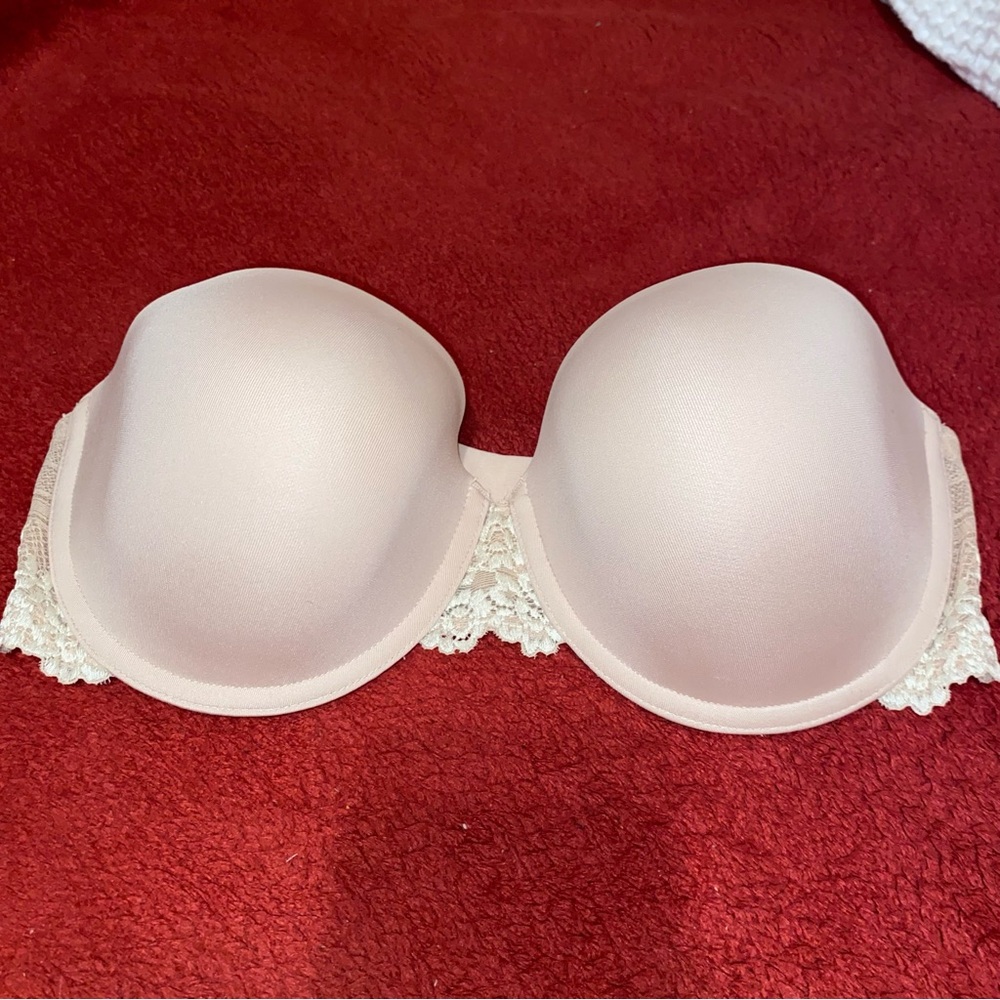 Wacoal Strapless Convertible Push Up Bra Multi Way Without Straps Beige Nude 34D